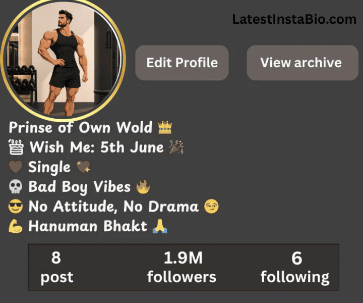 Gym Bio for Instagram