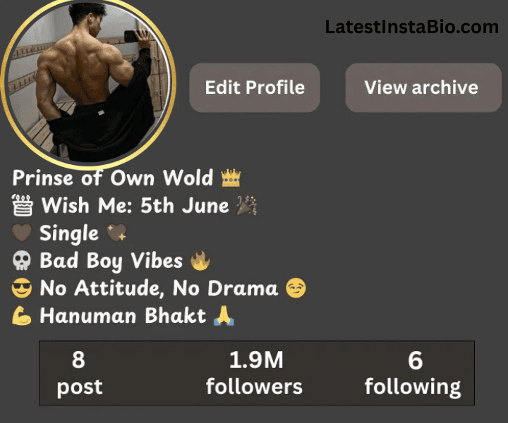 Gym Bio for Instagram