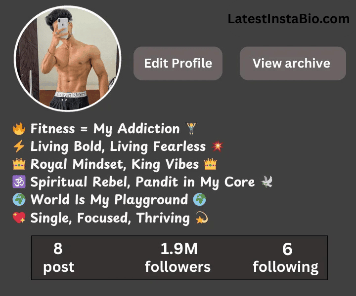 Gym Bio for Instagram