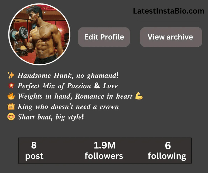 Gym Bio for Instagram