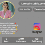 Student Instagram Bio