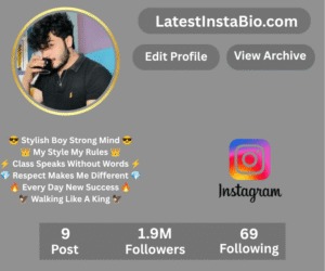 Instagram Bio Stylish