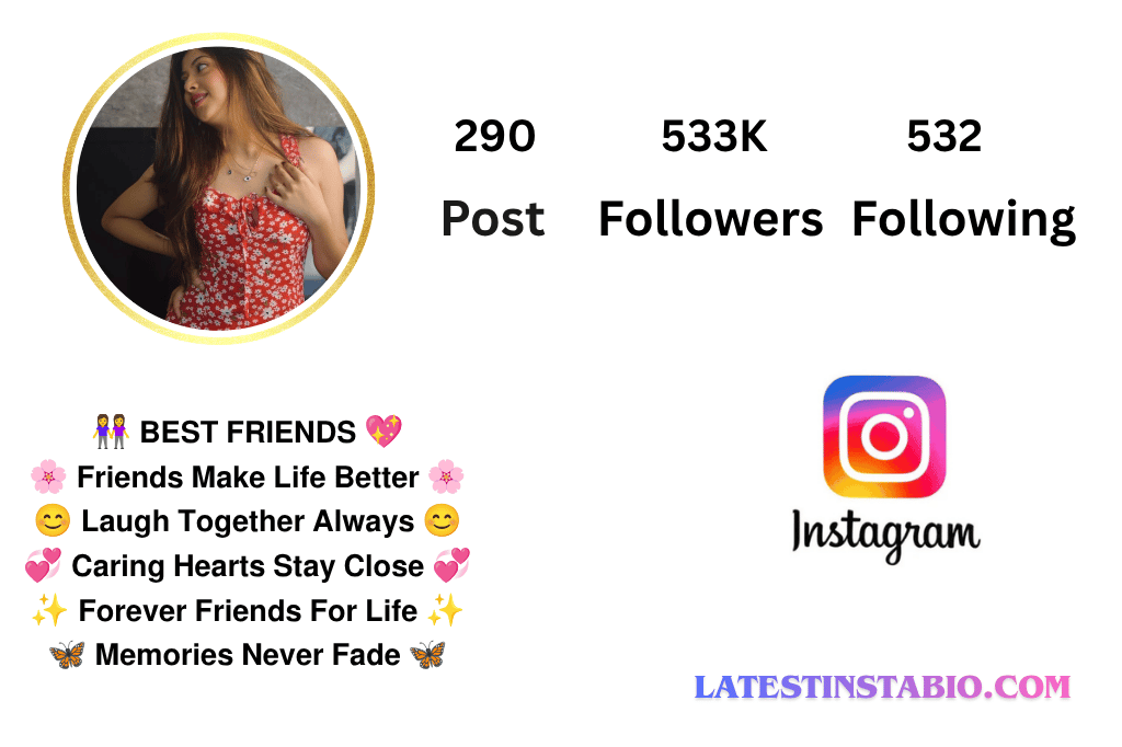 bio for girls in stylish font