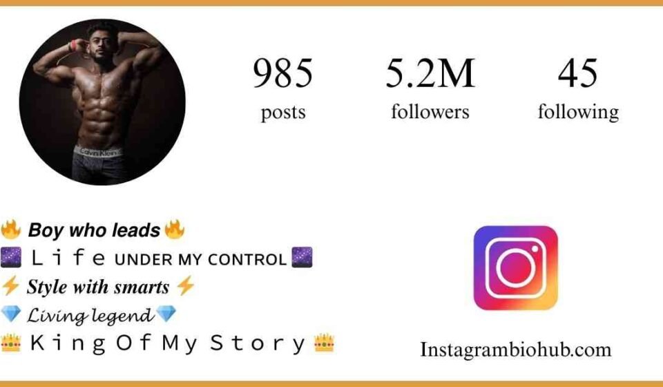 Instagram Bio For Boys Stylish Font | VIP Bio Stylish Bio – instagrambiohub.com Instagram Bio For Boys Stylish Font | VIP Bio Stylish Bio - instagrambiohub.com