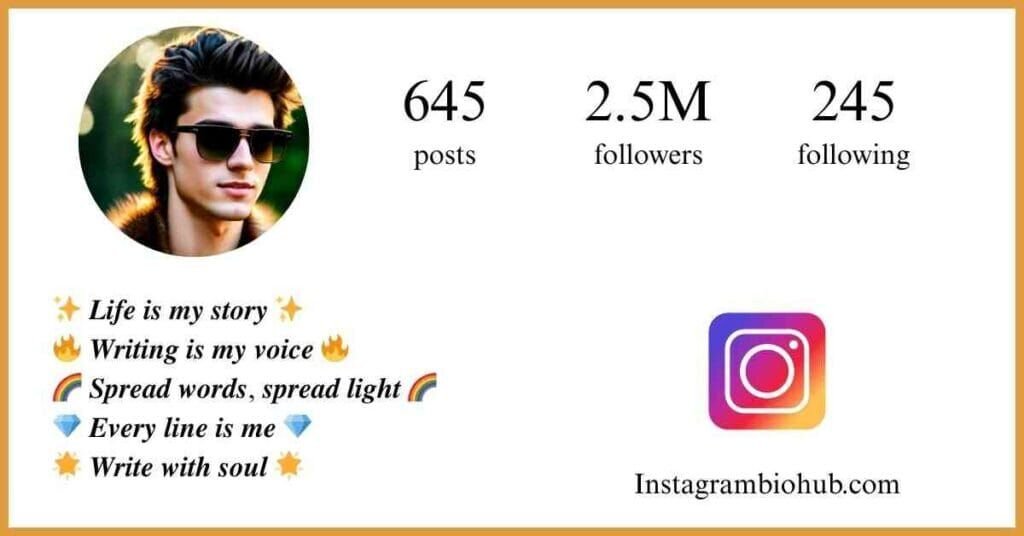 Instagram Bio Writing Style