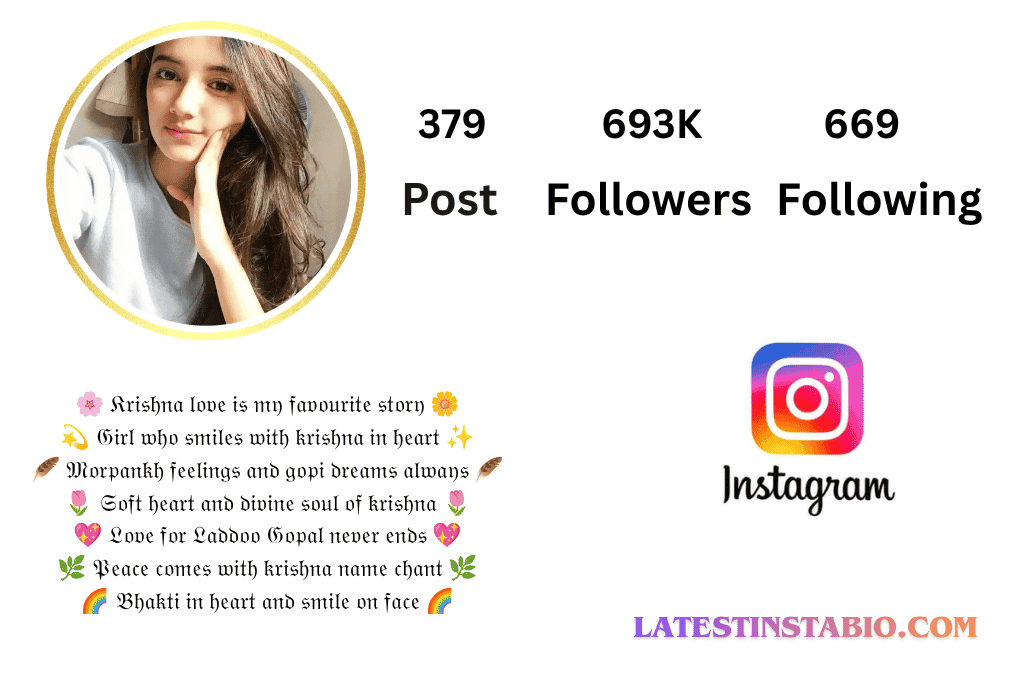 Krishna Bio for Instagram