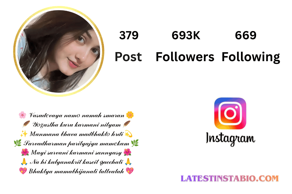 Krishna Bio for Instagram