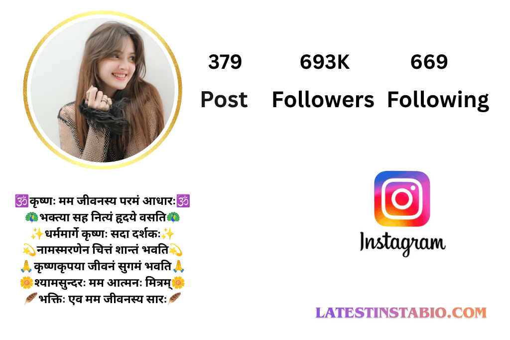 Krishna Bio for Instagram