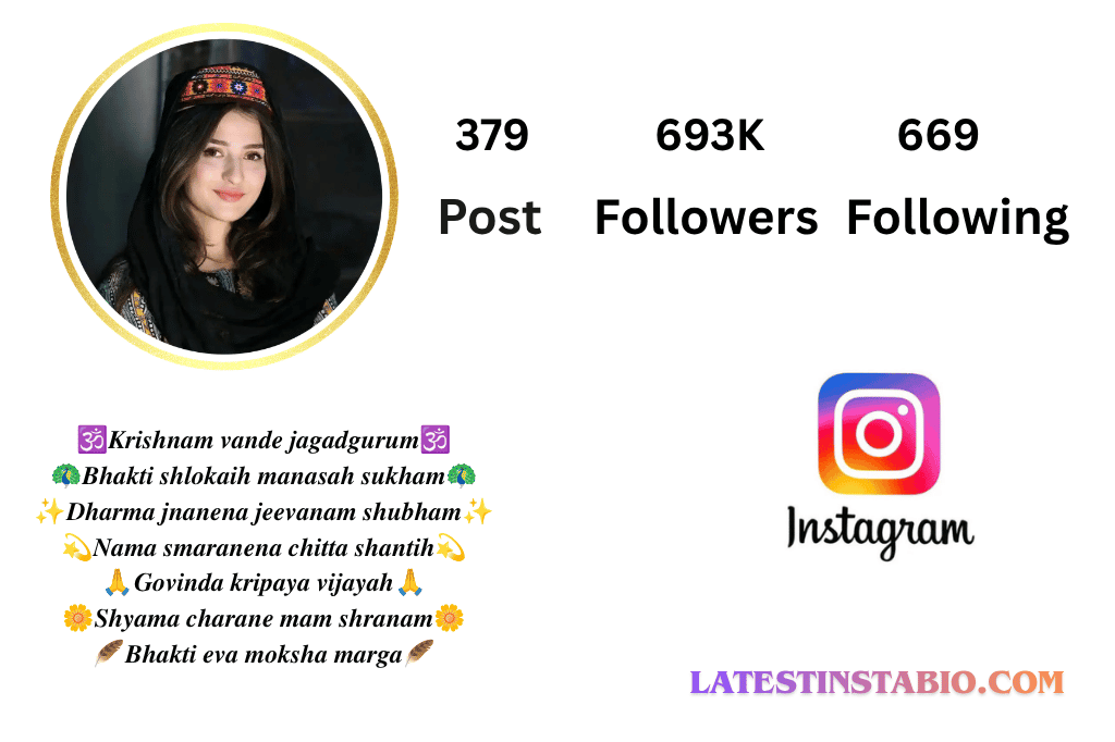 Krishna Bio for Instagram