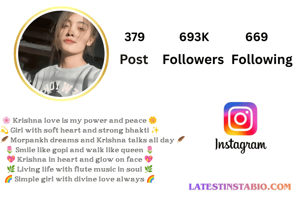 Krishna Bio for Instagram