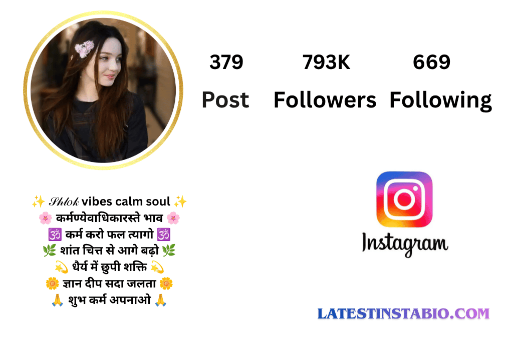 sanskrit bio for instagram