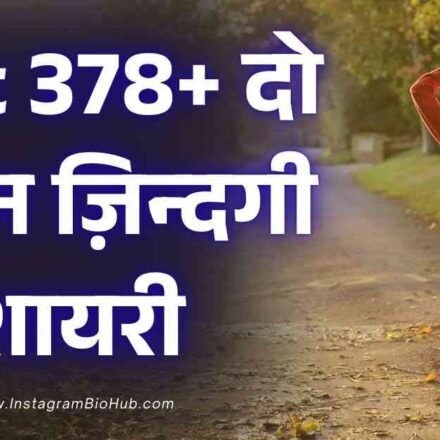 2 Line Shayari Life In Hindi | Best 974+ दो लाइन ज़िन्दगी शायरी - instagrambiohub.com