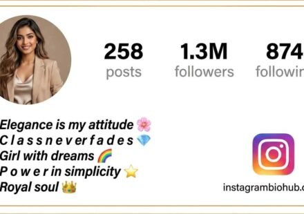 Instagram Bio For Girls Stylish | 986+ Bold, Aesthetic & Trending - instagrambiohub.com