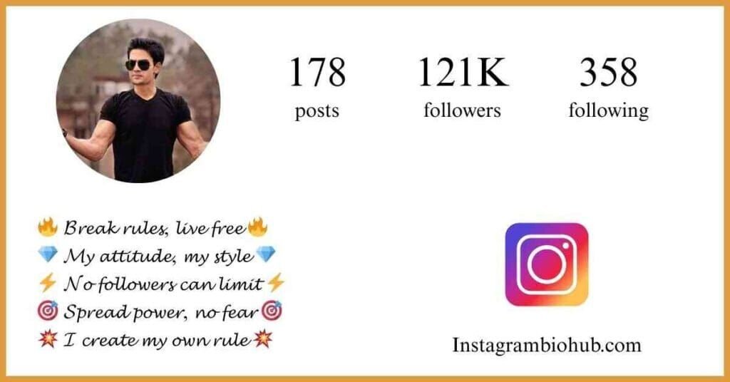 Instagram Attitude Bio
