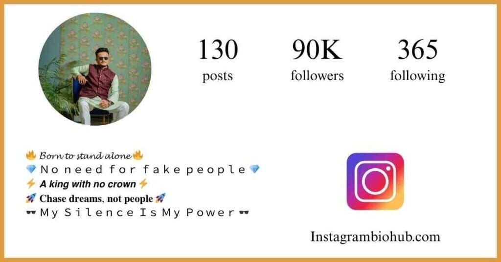 Attitude Instagram Bio