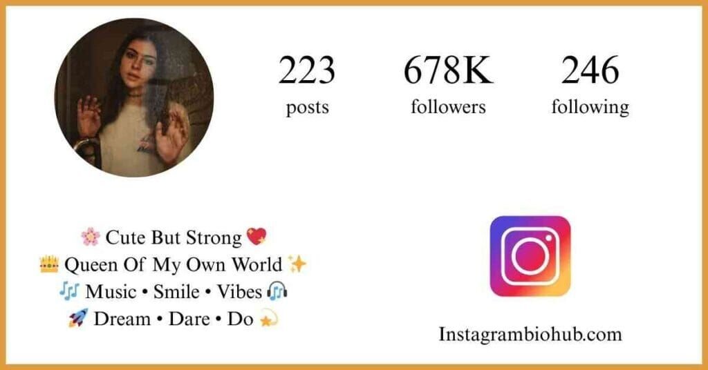 Instagram Bio for Girls
