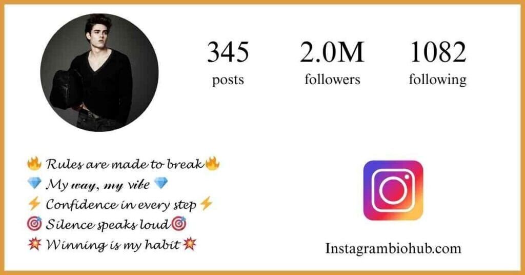 Instagram Attitude Bio