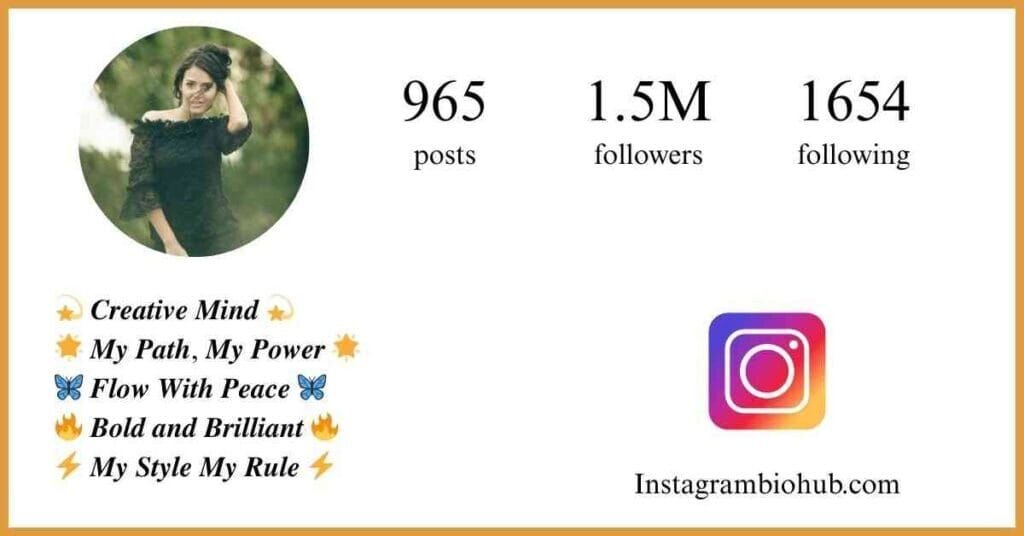 Instagram Bio Style