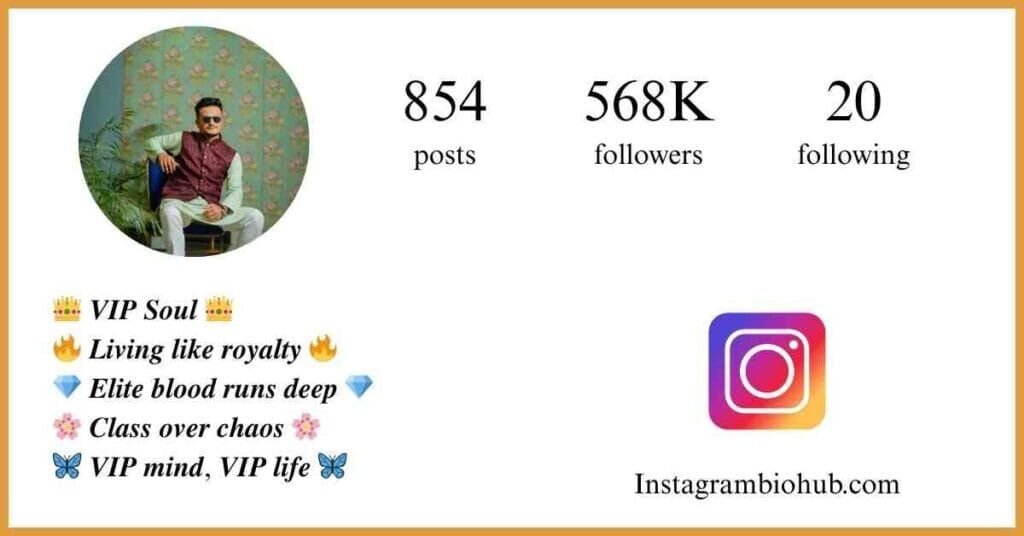 Instagram VIP Bio - Instagram Bio VIP