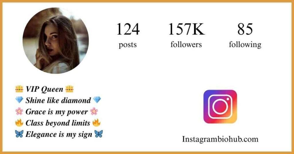 Instagram VIP Bio - Instagram VIP Bio For Girls