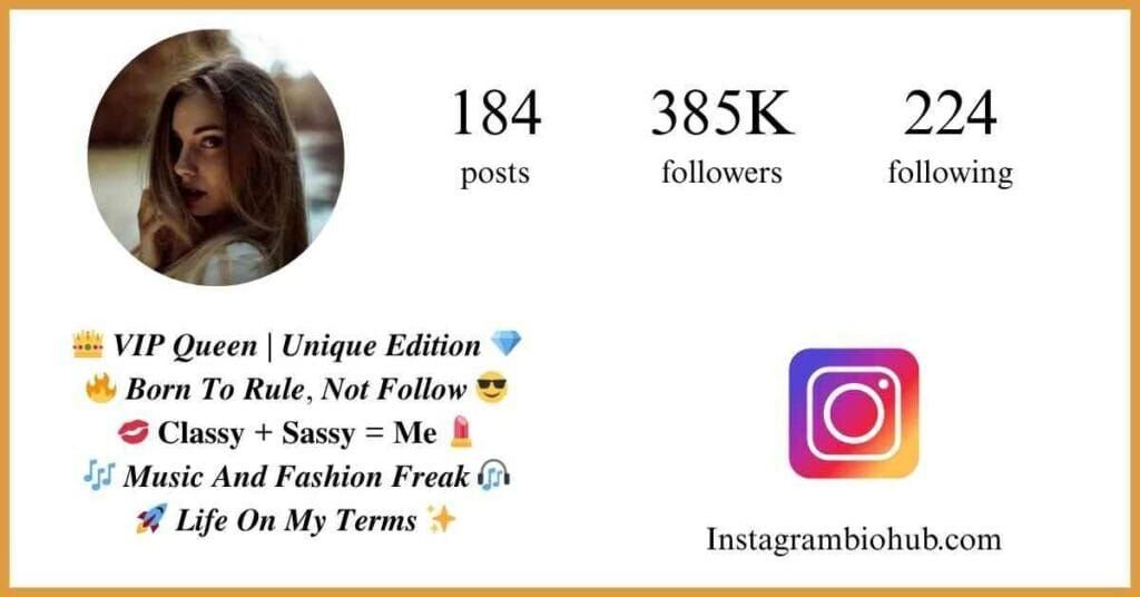 Instagram Bio for Girls