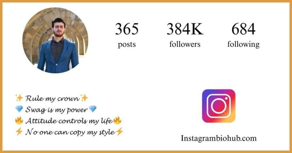 Instagram Attitude Bio